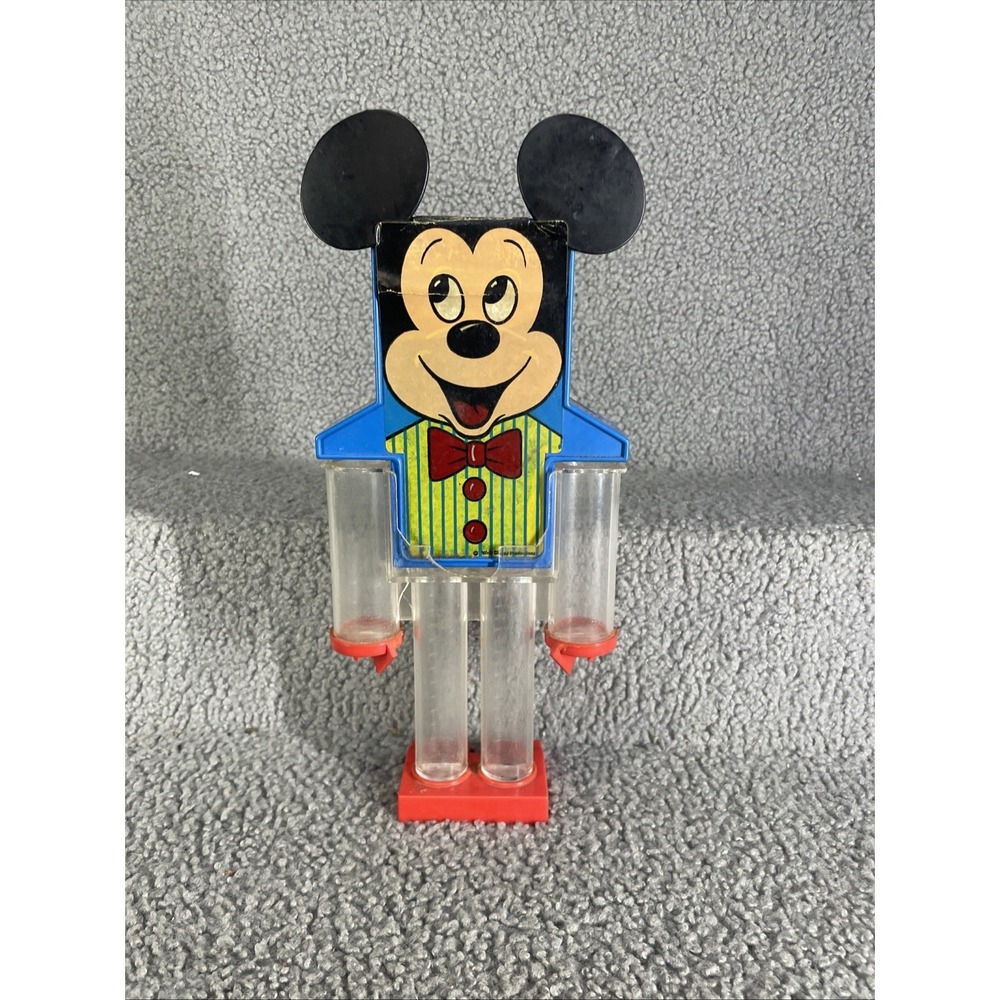 Vtg MICKEY MOUSE Coin Sorter Bank Walt Disney 12" Wolverine Toy Collectible